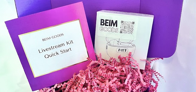 Beim Goods TTS Livestream Kit — wireless earbuds and TTS software